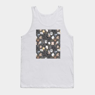 Photography pattern grey Tank Top